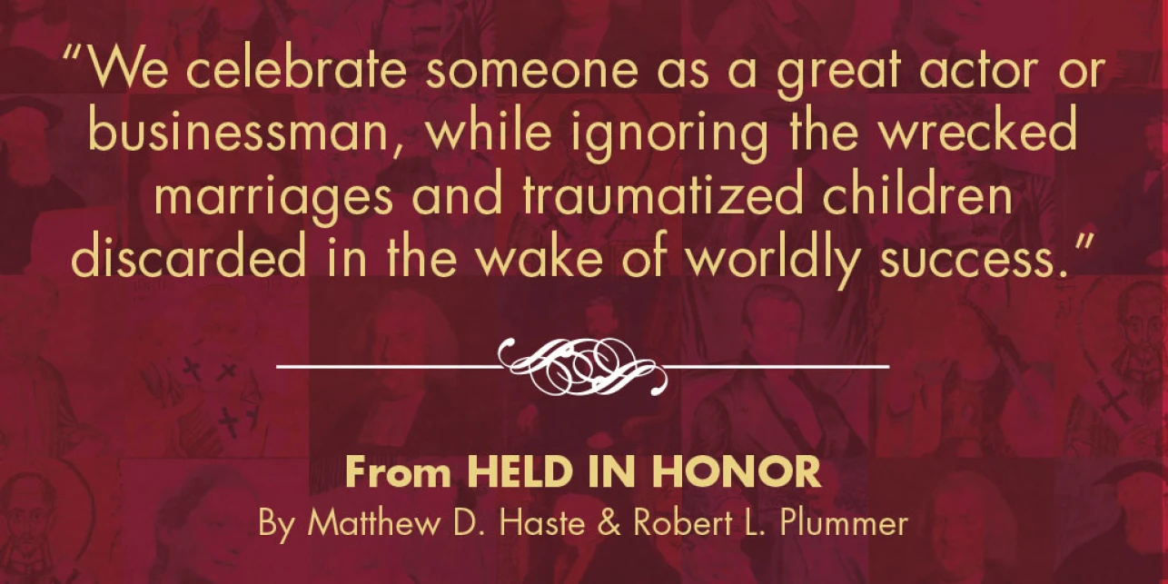 New from Plummer & Haste: Held in Honor: Wisdom for Your Marriage from Voices of the Past